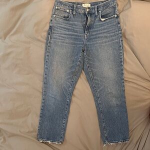 Madewell High-Rise Slim Crop Boy Jean